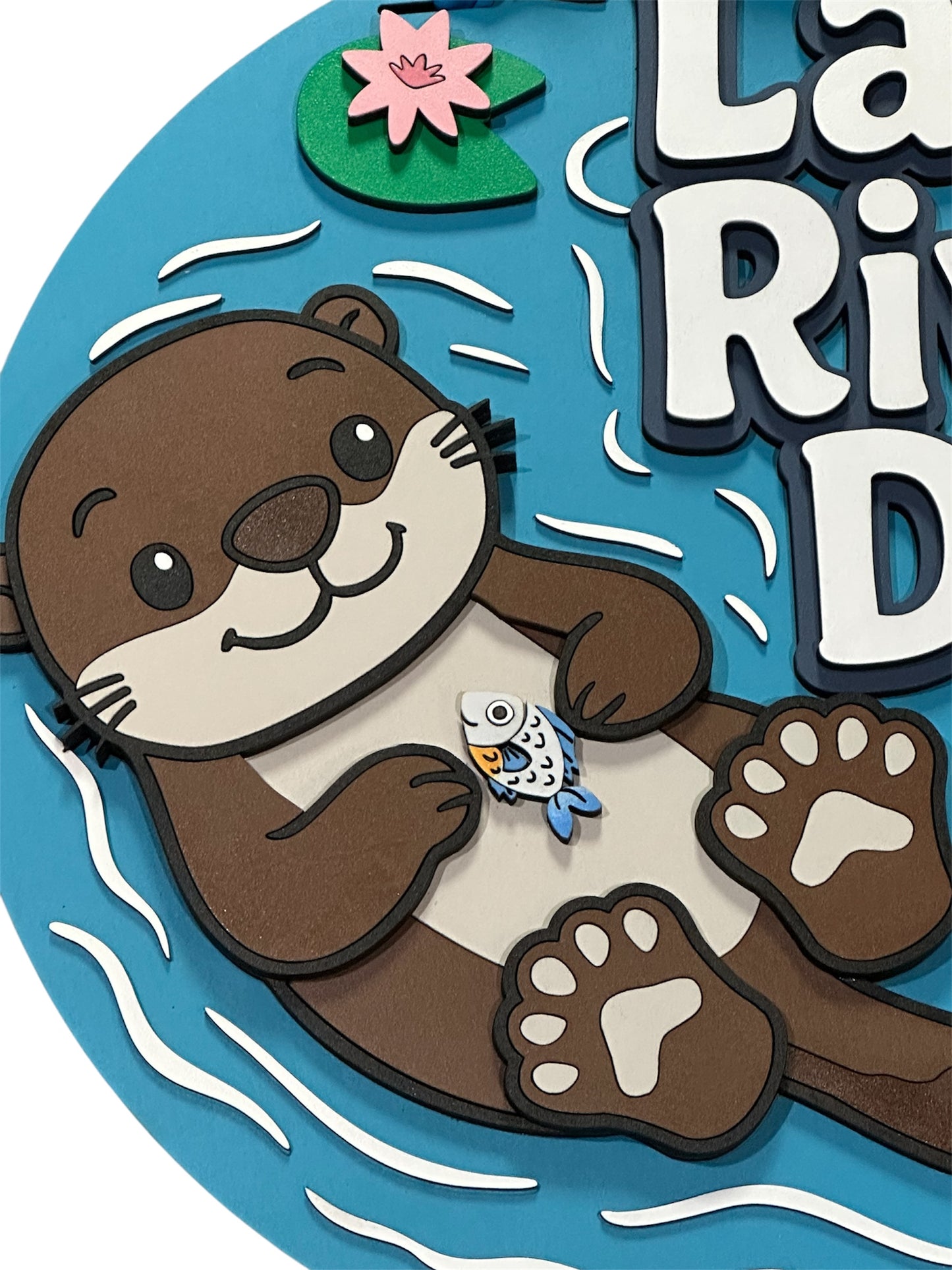 Lazy River Days Door Hanger