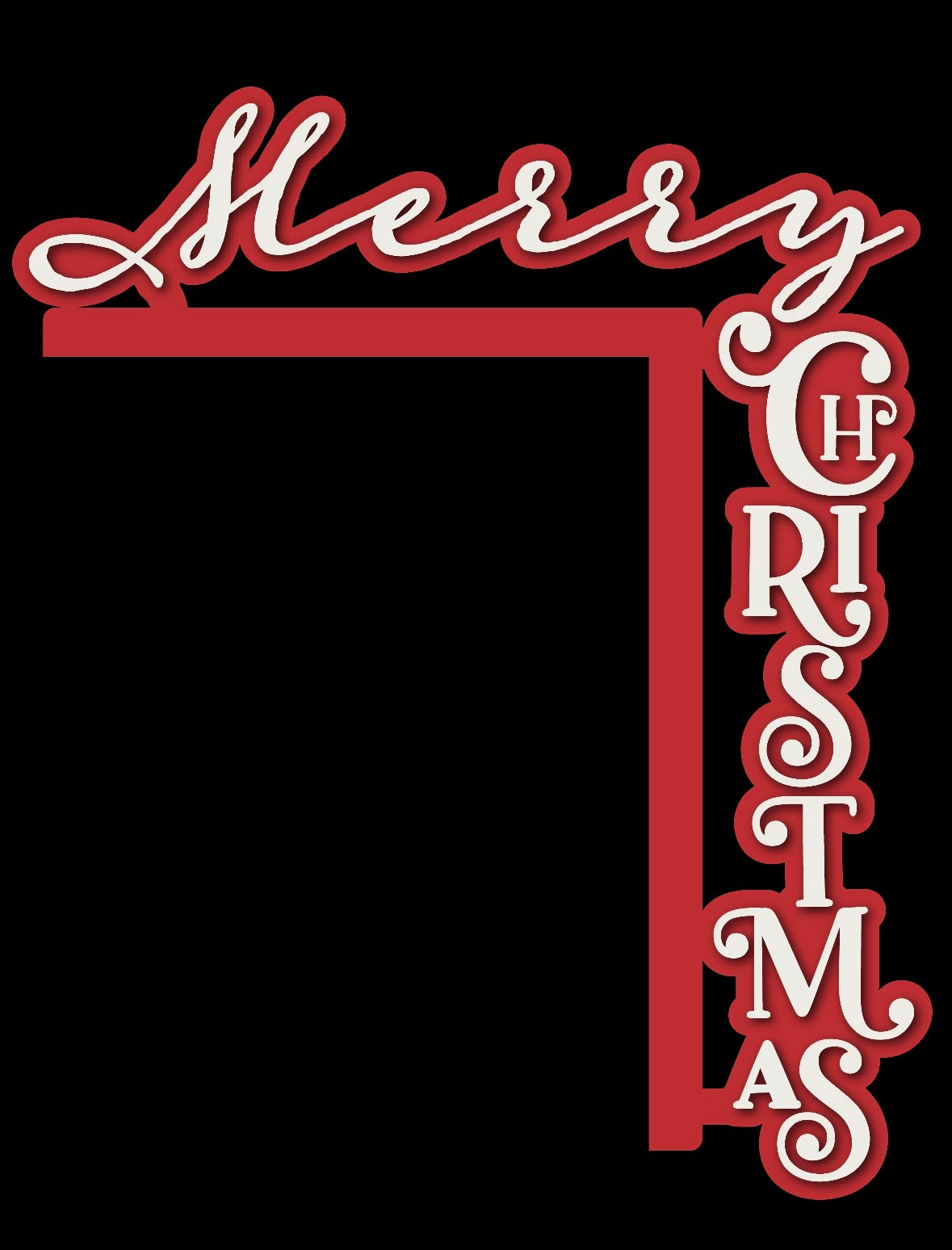 Merry Christmas Door Topper