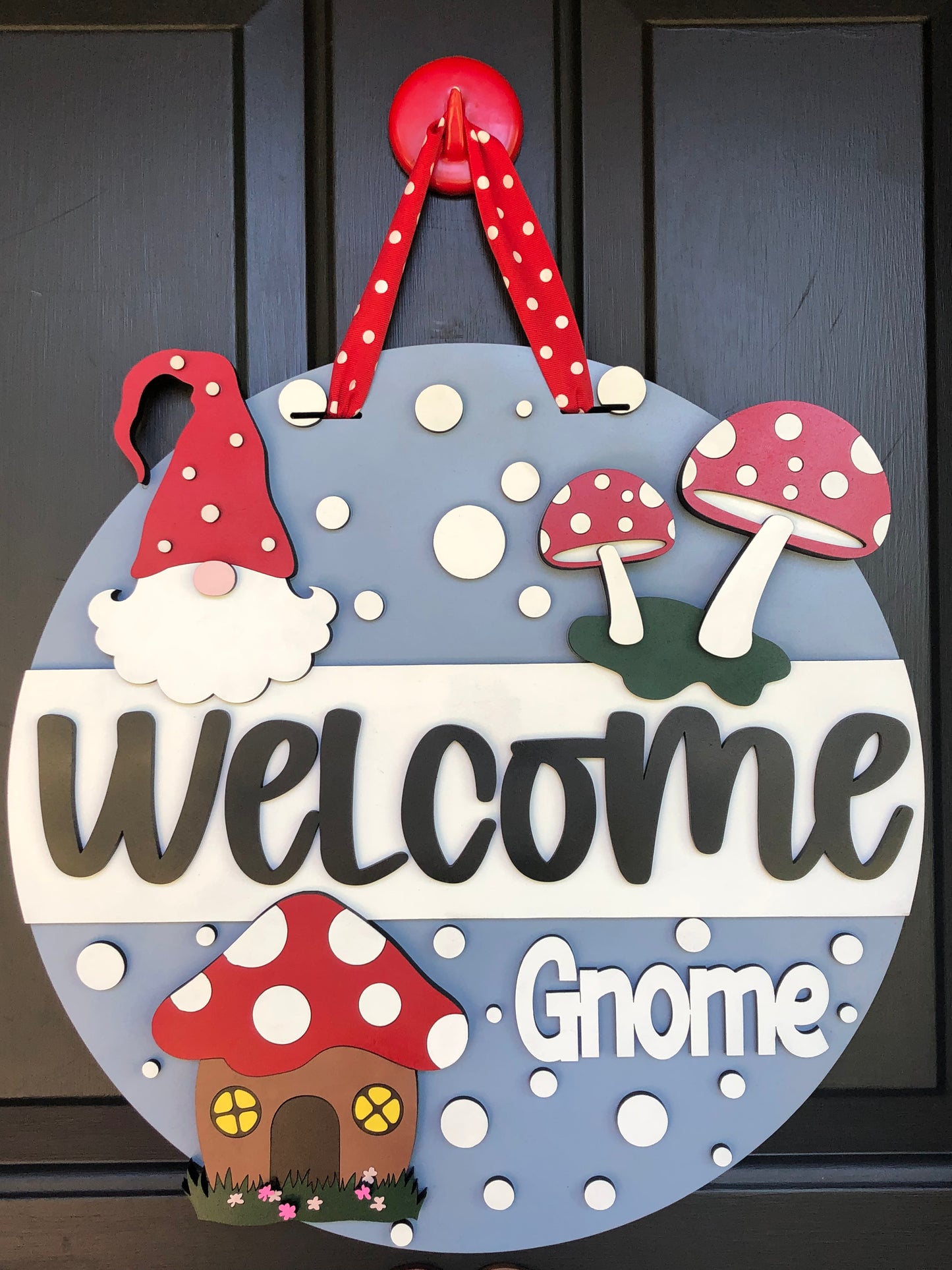 Welcome Gnome Door Hanger
