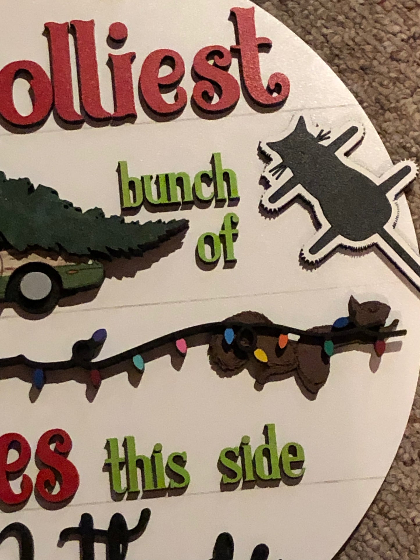Jolliest Bunch of… Door Hanger