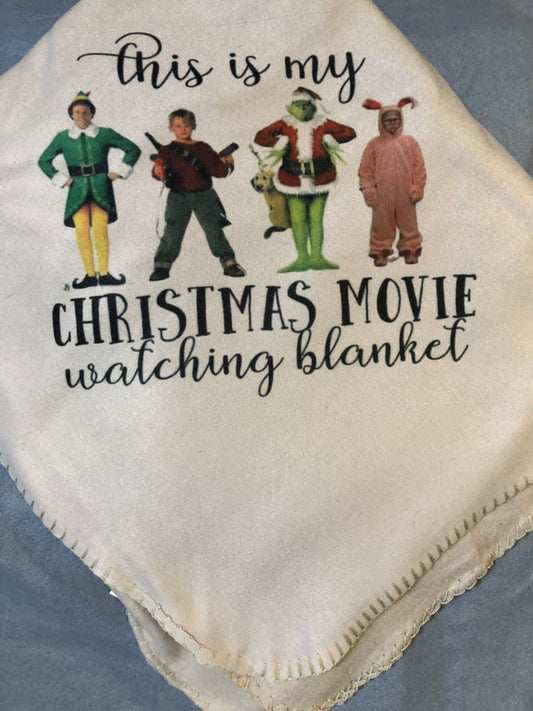 Christmas Movie Blanket Throw