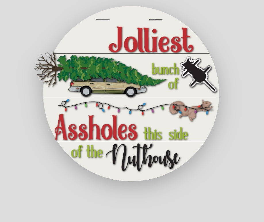 Jolliest Bunch of… Door Hanger