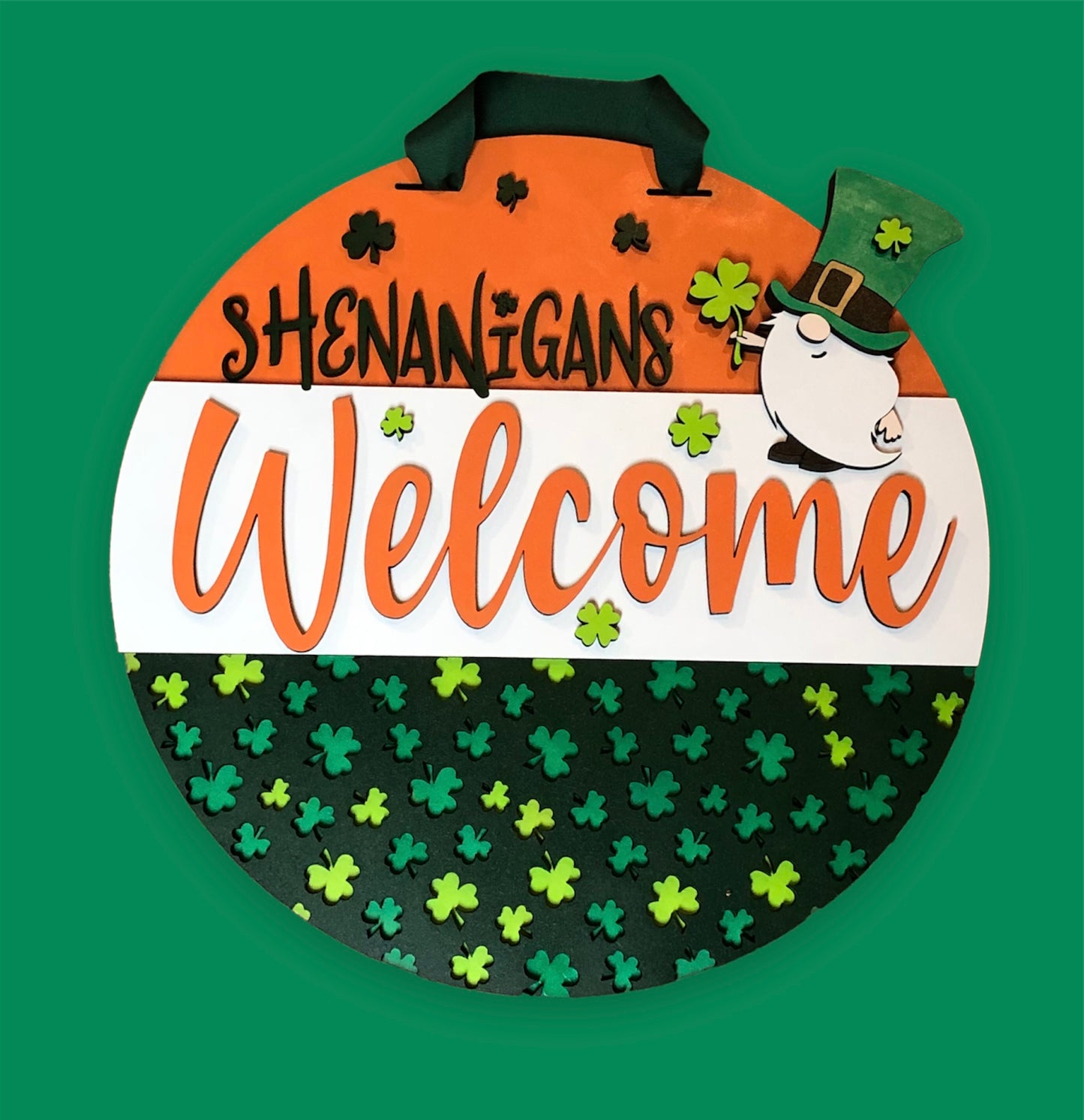 Welcome Shenanigans Door Hanger