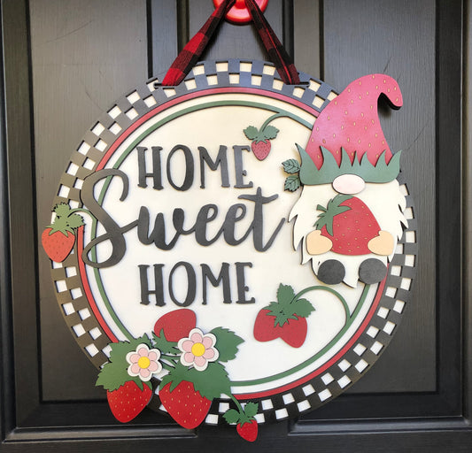 Home Sweet Home door hanger