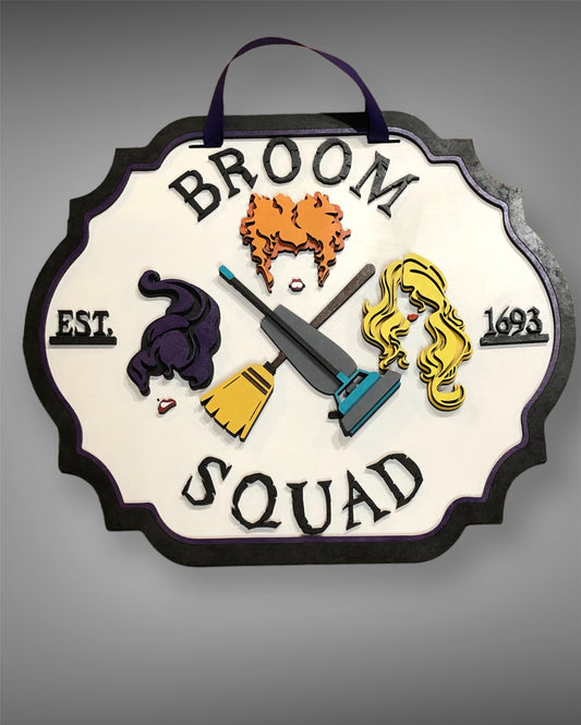 Broom Squad Door Hanger