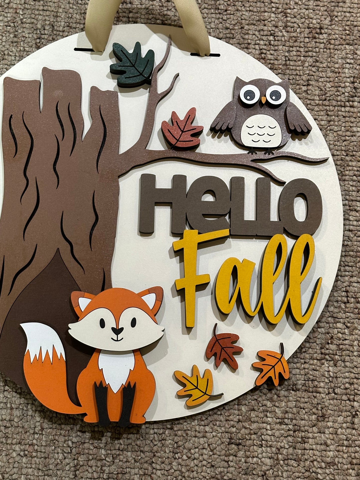 Hello Fall Fox and Owl